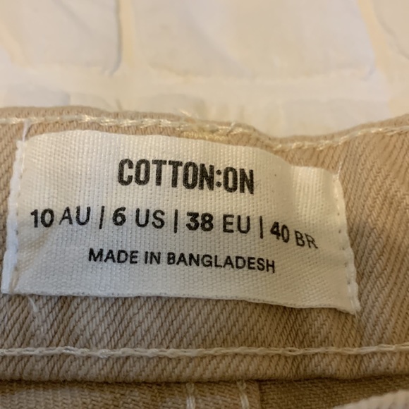 Cotton On tan Mom Jeans - Picture 2 of 5
